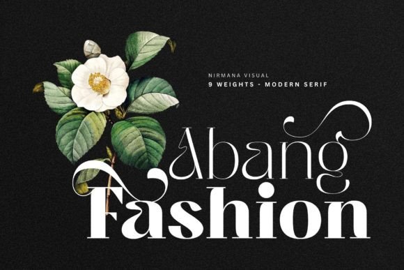 Abang Fashion: A Luxurious Display Font for Digital Branding