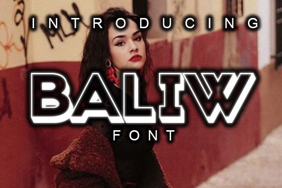 Baliw: A Striking 3D Display Typeface for Handmade Creators