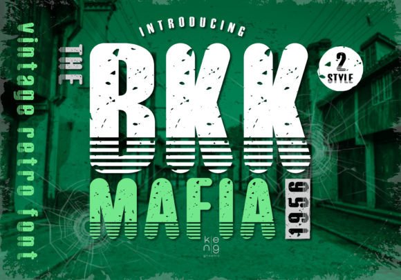 Bkk Mafia: A Bold Display Font for Digital Brand Impact