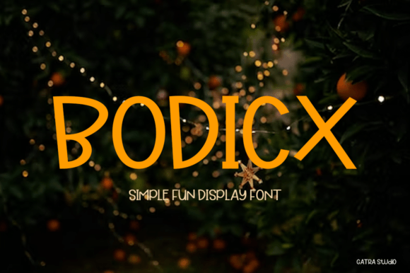 Bodicx: A Modern Display Font for Digital Branding
