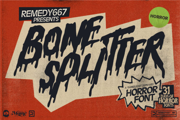 Bone Splitter: A Display Typeface That Carries Editorial Weight