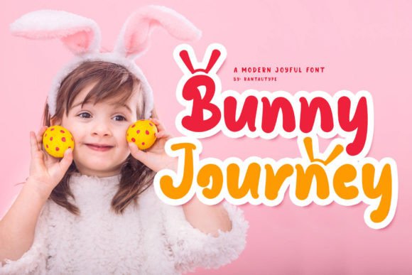 Bunny Journey: A Playful Display Font for Child-Friendly Brands