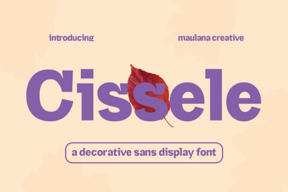 Cissele: A Display Font That Earns Its Space