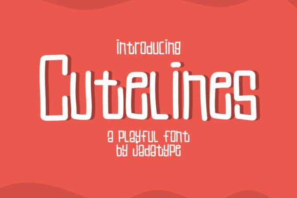 Cutelines: A Display Font That Cuts Through the Feed