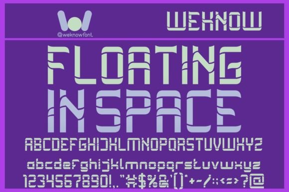 Floating on Space: A Display Font That Lifts Campaign Headlines