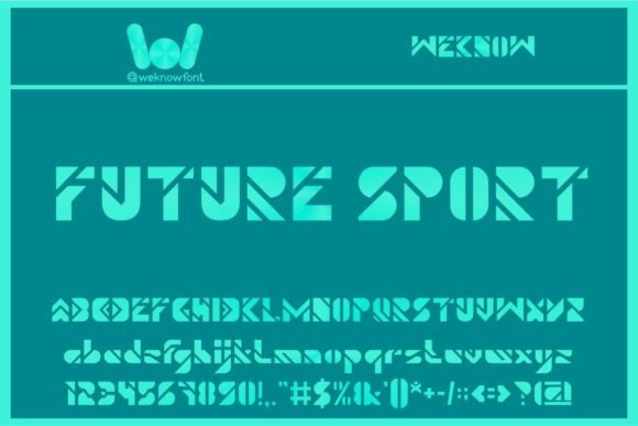 Future Sport: A Techno Display Font That Elevates Digital Headlines