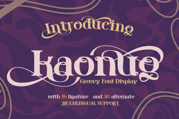 Kaonug: A Display Font That Cuts Through the Feed