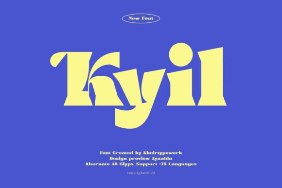 Kyil: A Display Font That Earns Its Space