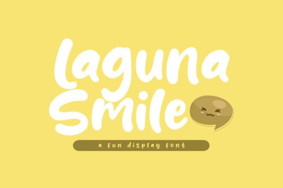 Laguna Smile: A Playful Display Font That Delivers Campaign Personality
