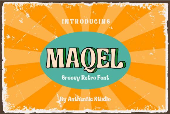 Maqel: A Retro Groovy Display Font That Elevates Digital Branding