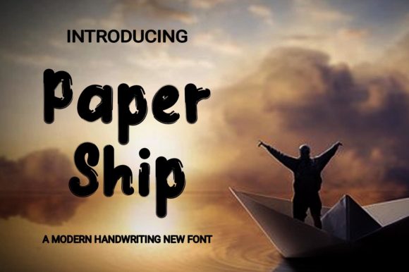 Paper Ship: A Display Font That Feels Like Handmade Magic