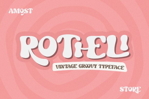 Rotheli: A Vintage Display Font That Delivers Groove & Clarity