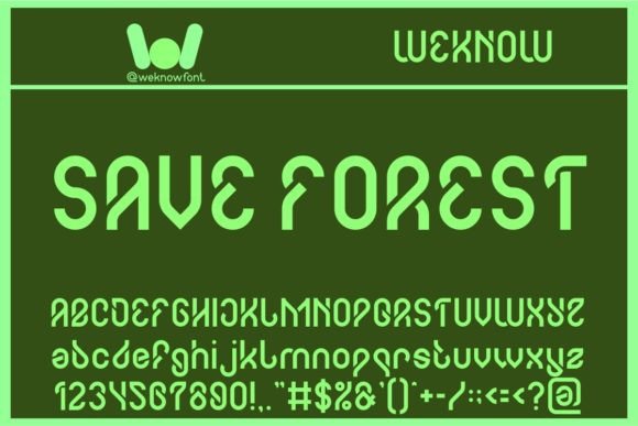 Save Forest: A Display Font That Elevates Real Small Business Branding