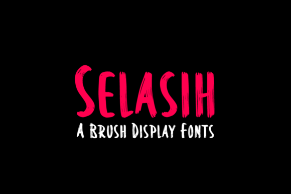 Selasih: A Modern Brush Display Font for Digital Branding