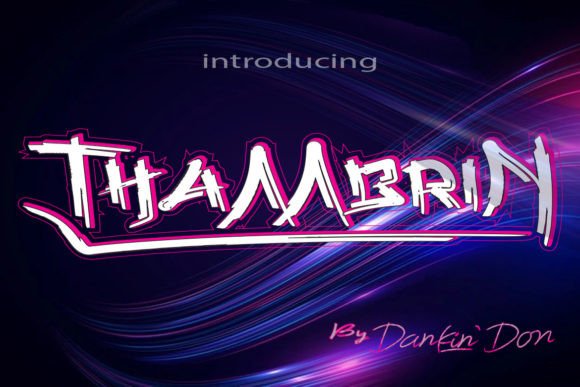Thambrin: A Display Font That Makes Your Brand Instantly Memorable