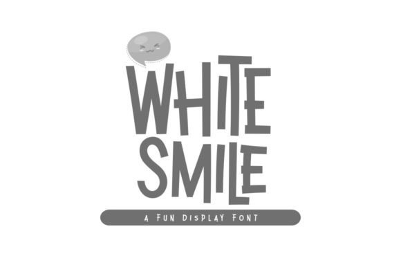 White Smile: A Playful Display Font for Editorial Charm
