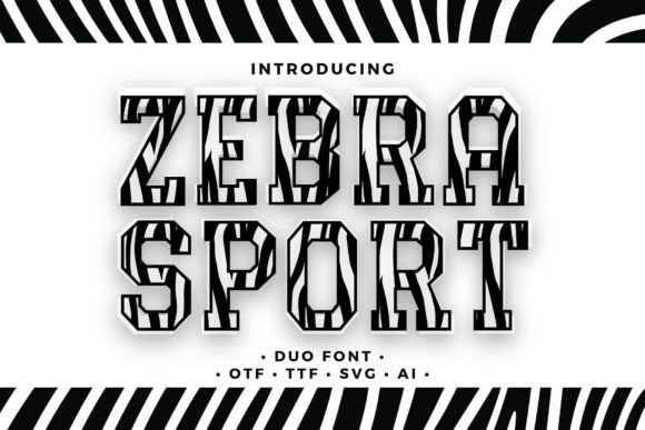 Zebra Sport: A Bold Display Font for Scroll-Stopping Marketing